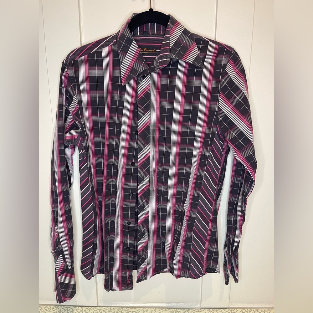 Ben Sherman Multicolor Striped Button Down Shirt Size Men’s Medium Preloved